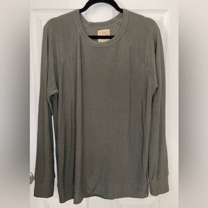 CHASER Women’s Long Sleeve Pullover Crew Neck Tunic Size L